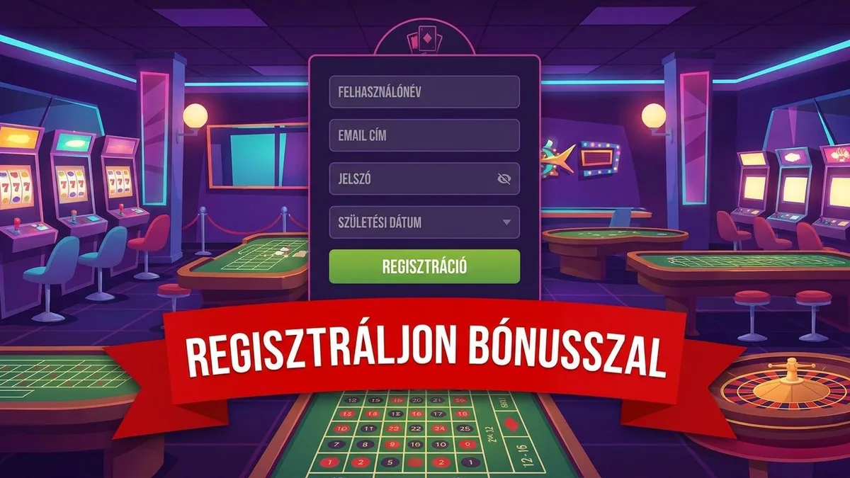 Regisztráció bónusszal